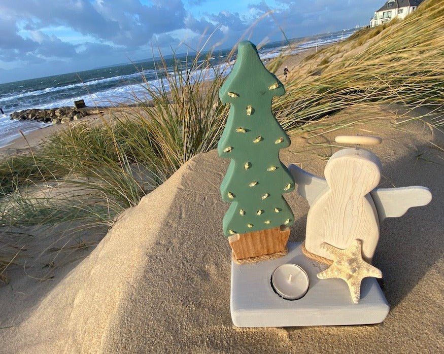 Driftcraft Christmas - Angel, Starfish and Christmas Tree with lights - Drift Craft by Jo
