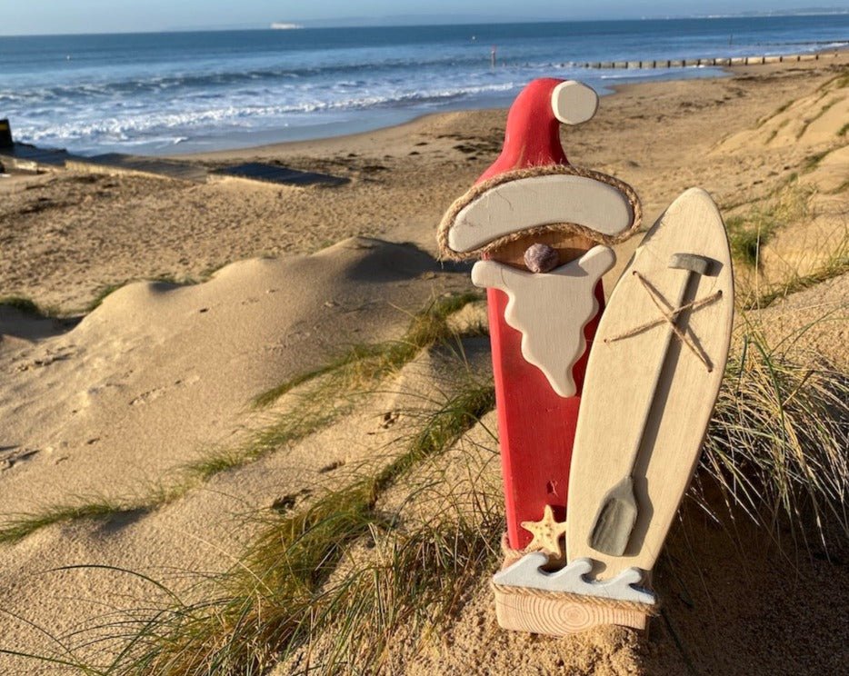 Driftcraft Christmas - Santa Paddleboard Sup Cream Right - Drift Craft by Jo