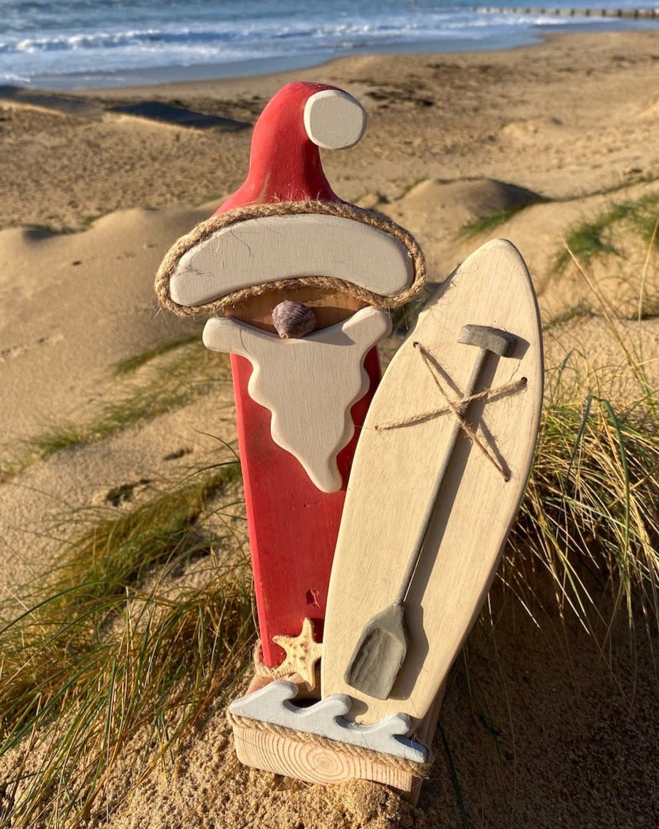 Driftcraft Christmas - Santa Paddleboard Sup Cream Right - Drift Craft by Jo