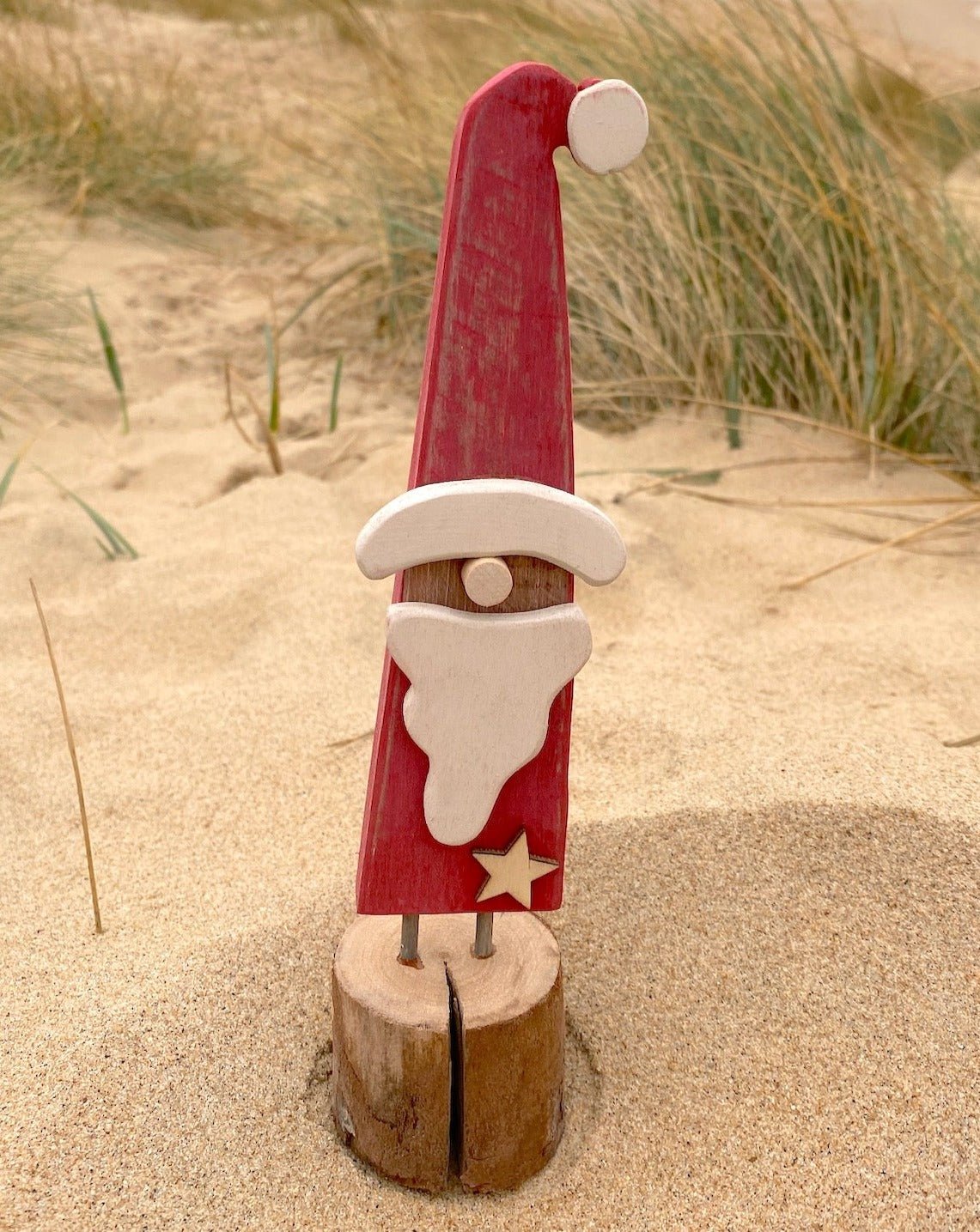 Driftcraft Christmas - Wooden Santas - Drift Craft by Jo