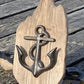 Driftwood Rustic Anchor Cast Iron Hook - Drift Craft by Jo