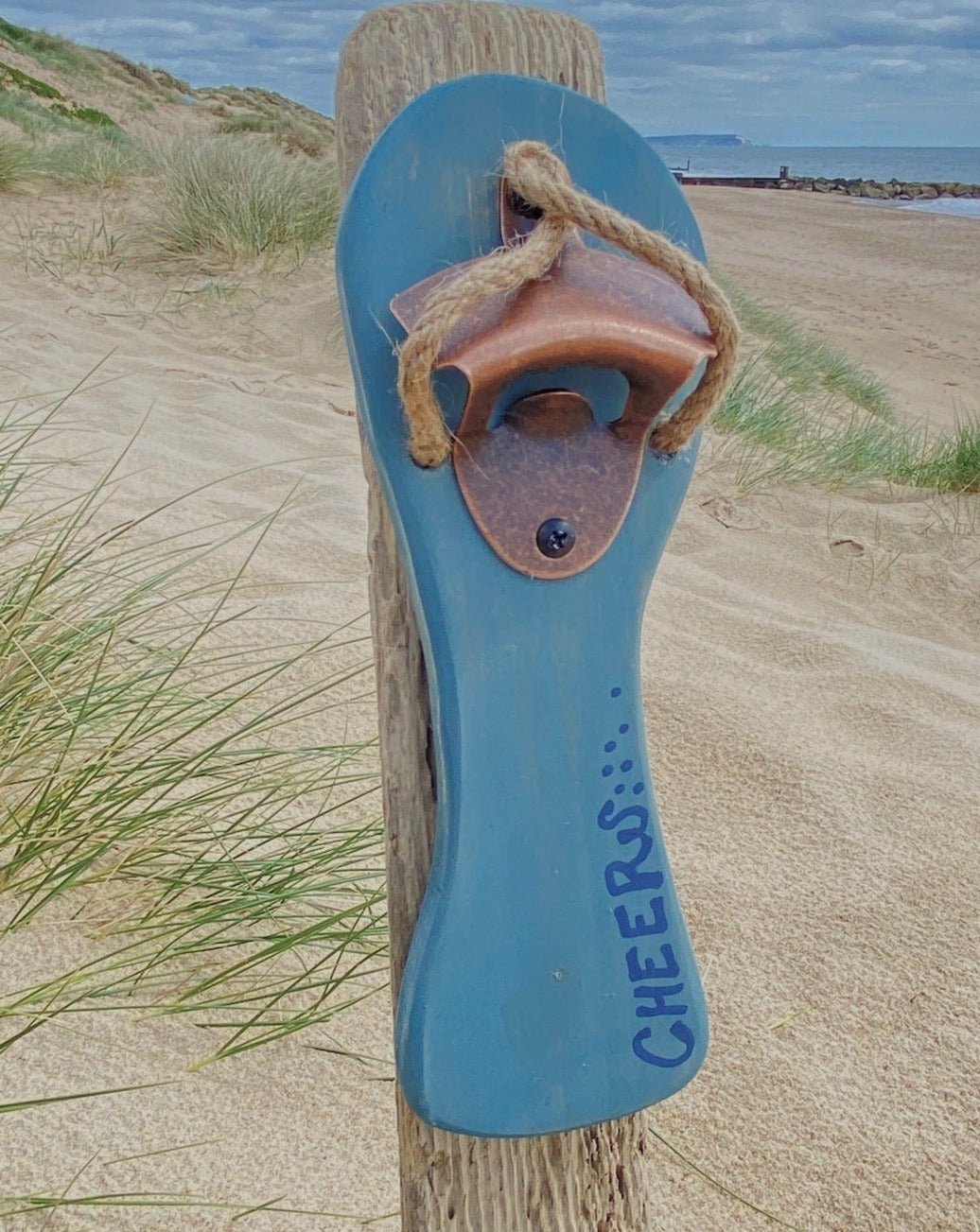 Flip Flop Bottle Opener with Magnetic Catcher - Single - Drift Craft by Jo