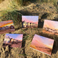 Notelets - Beach Huts in the Sunset - Drift Craft by Jo