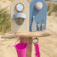 Rustic Wooden Beach Hut Bottle Opener - Double - Mirror, Shell, Prosecco - Drift Craft by Jo