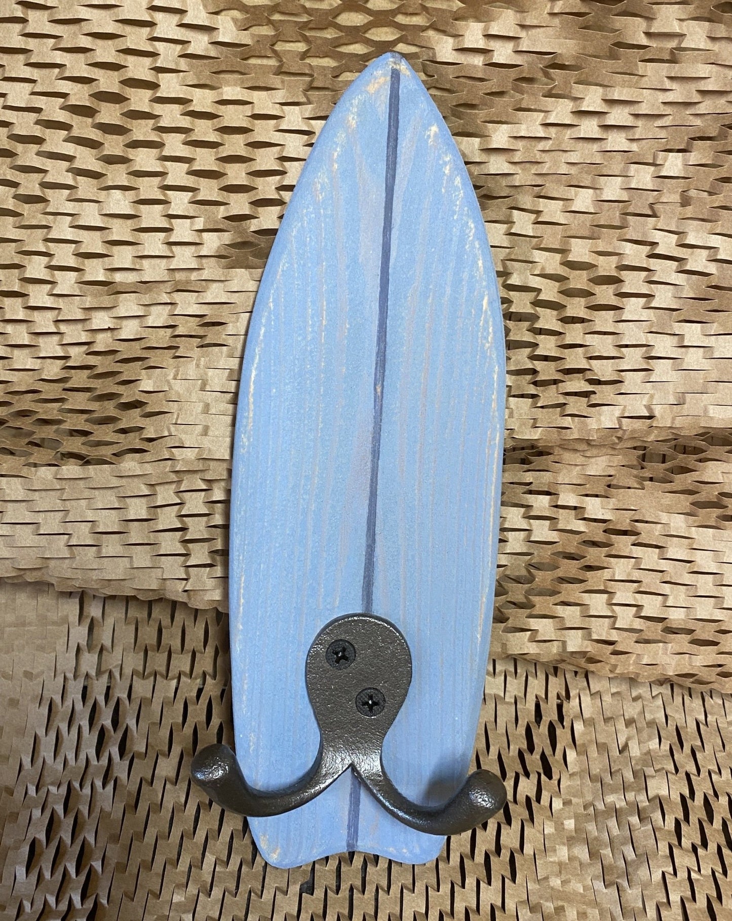 Rustic Wooden Surfboard Coat Hooks - Drift Craft by Jo