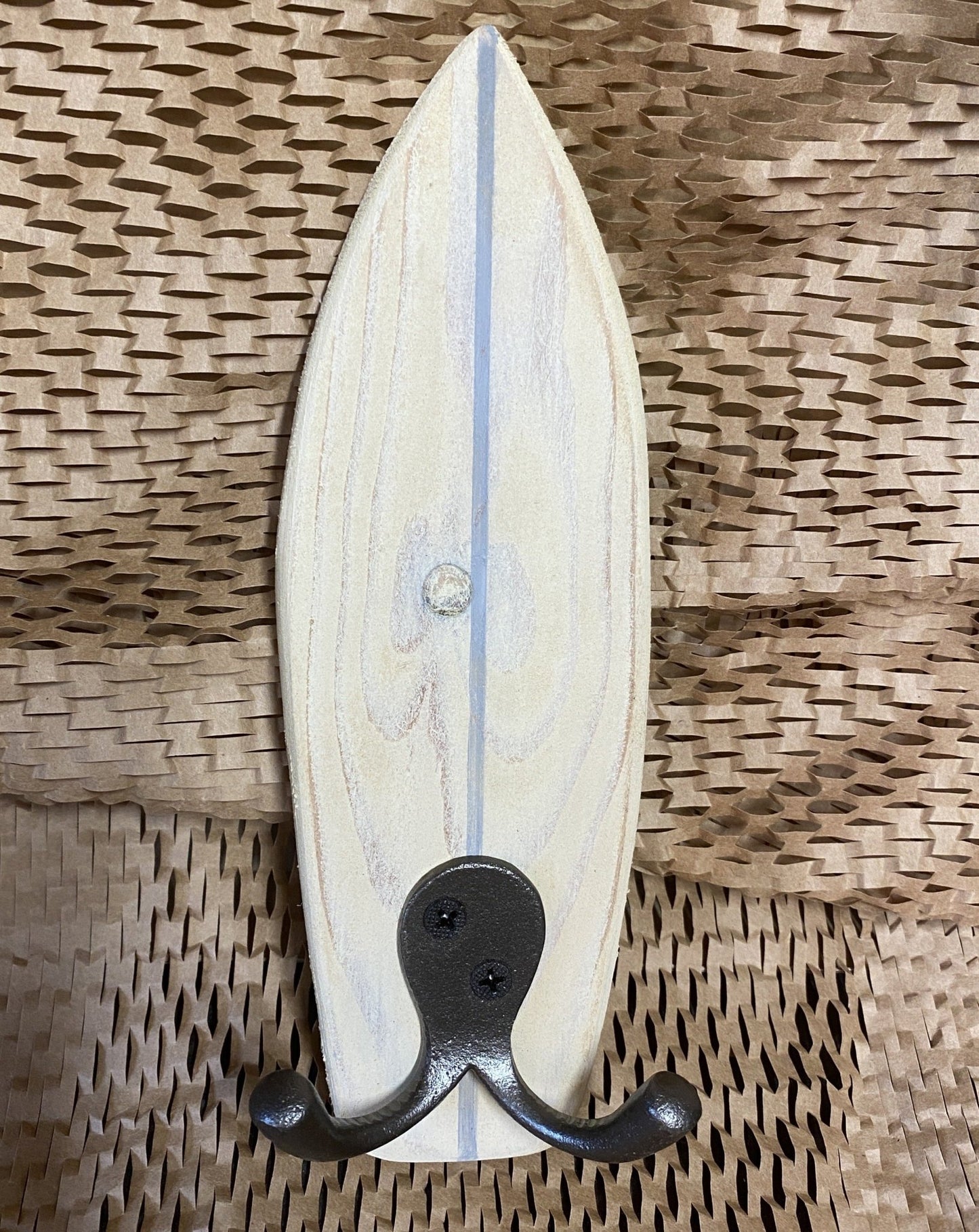 Rustic Wooden Surfboard Coat Hooks - Drift Craft by Jo