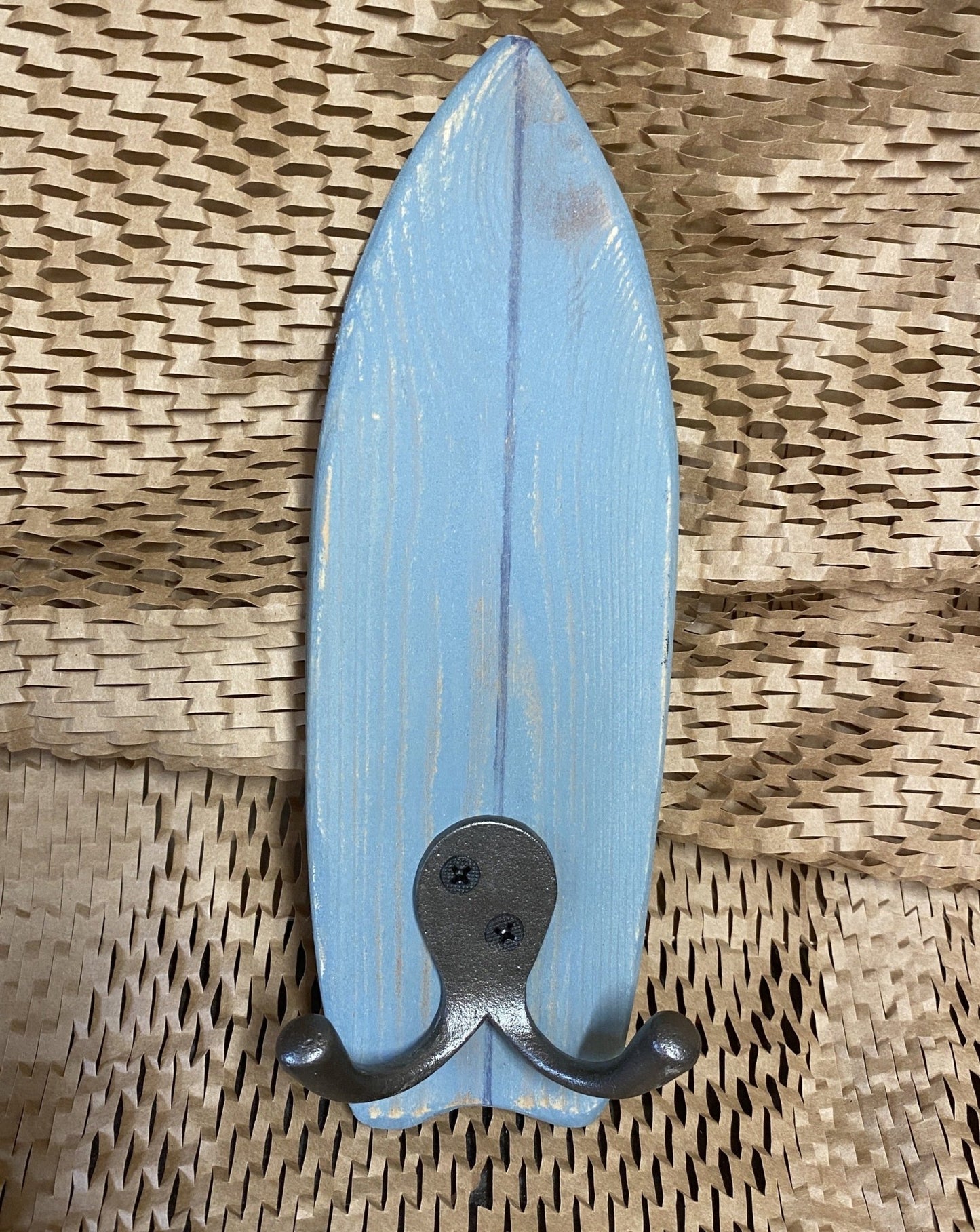 Rustic Wooden Surfboard Coat Hooks - Drift Craft by Jo