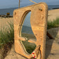 Driftwood mirror - Sail boat with Rope - Drift Craft by Jo