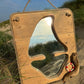 Driftwood mirror - Sail boat with Rope - Drift Craft by Jo