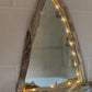 Driftwood Mirror - Sail Boat with Led Lights, Fish and Red Flag