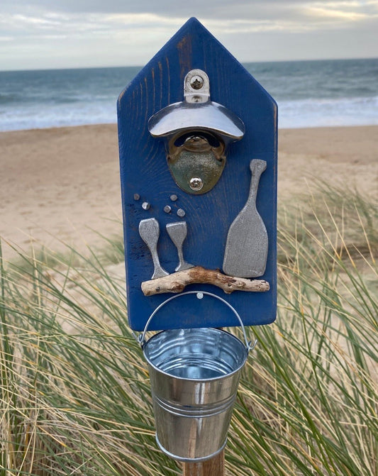 Beer bottle opener - Prosecco Detail and Silver Bucket - Drift Craft by Jo