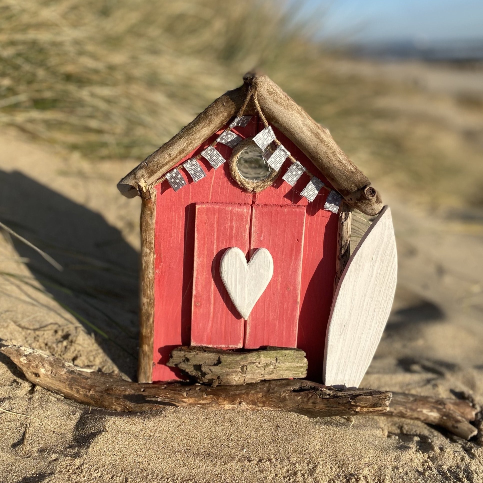 Customised Driftwood Beach Hut - Made to Order - Drift Craft by Jo