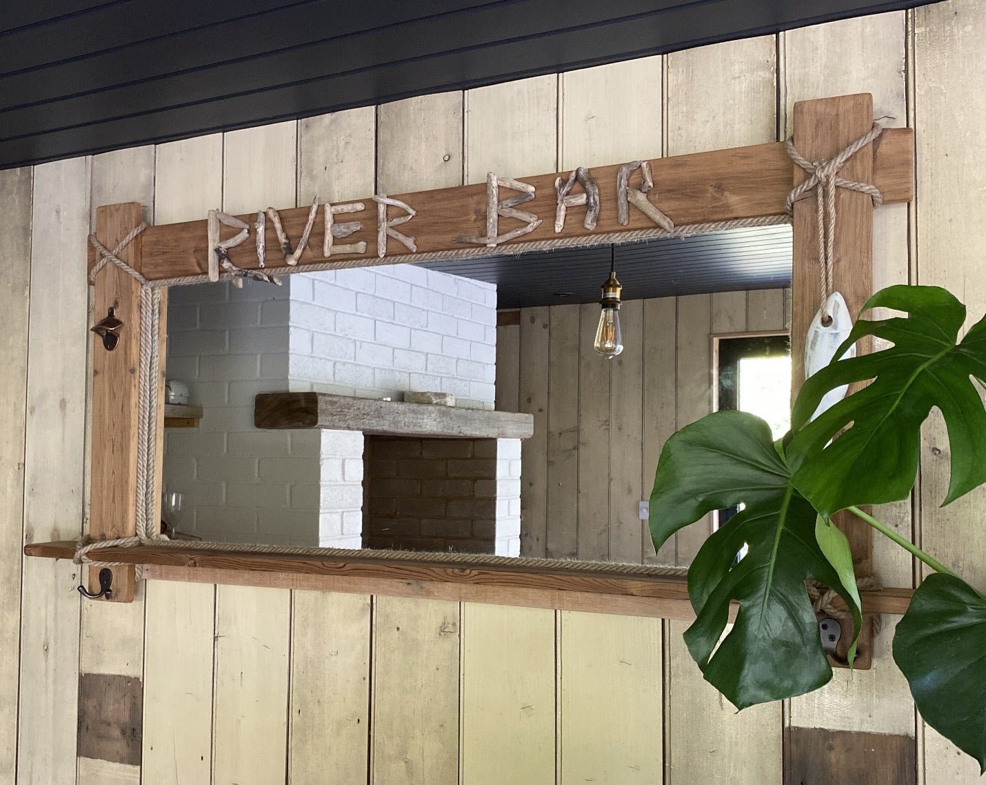 Customised Driftwood Mirror with Choice of Accessories - Large - Drift Craft by Jo