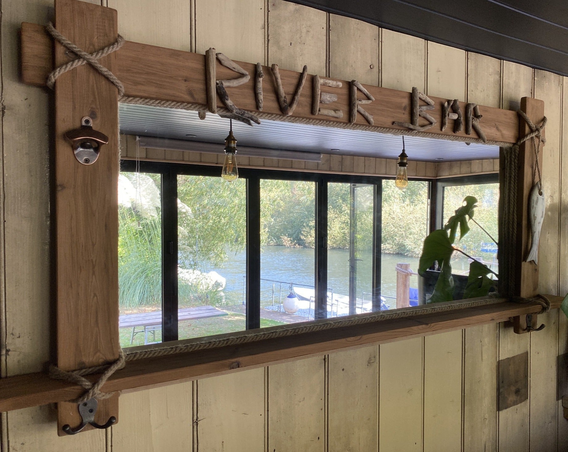 Customised Driftwood Mirror with Choice of Accessories - Large - Drift Craft by Jo