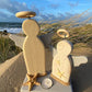 Driftcraft Christmas - 2 Angels with tea light - Drift Craft by Jo