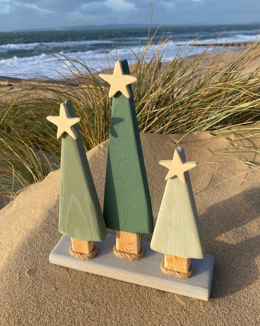 Driftcraft Christmas - 3 Christmas Trees - Drift Craft by Jo