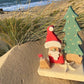 Driftcraft Christmas - Christmas Tree with lights and Santa Sandcastle - Drift Craft by Jo