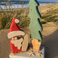 Driftcraft Christmas - Christmas Tree with lights and Santa Surfing - Drift Craft by Jo