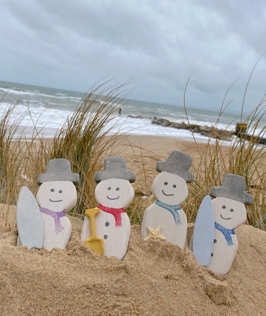 Driftcraft Christmas - Handmade Wooden Snowmen - Drift Craft by Jo