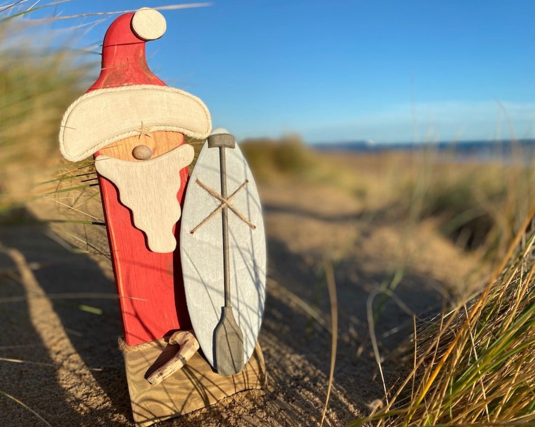 Driftcraft Christmas - Santa Paddleboard SUP Blue - Drift Craft by Jo