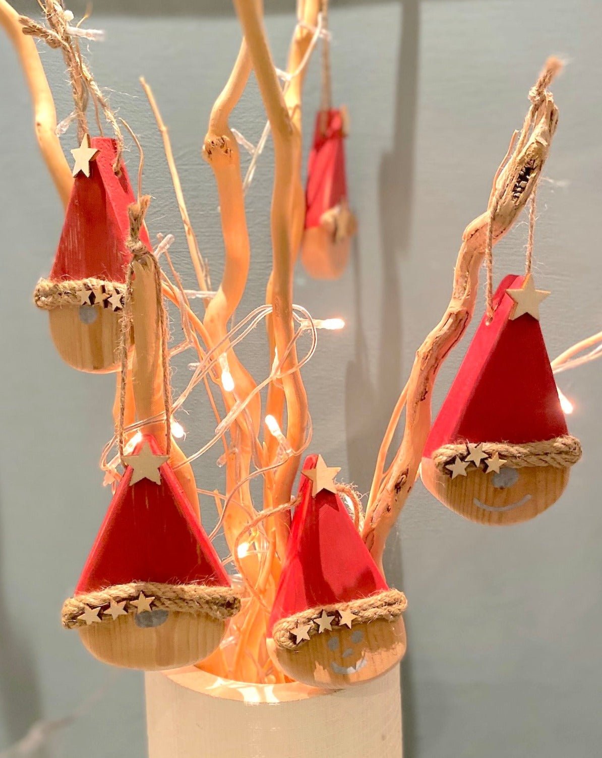 Driftcraft Christmas - Santa Tree Decorations - Drift Craft by Jo
