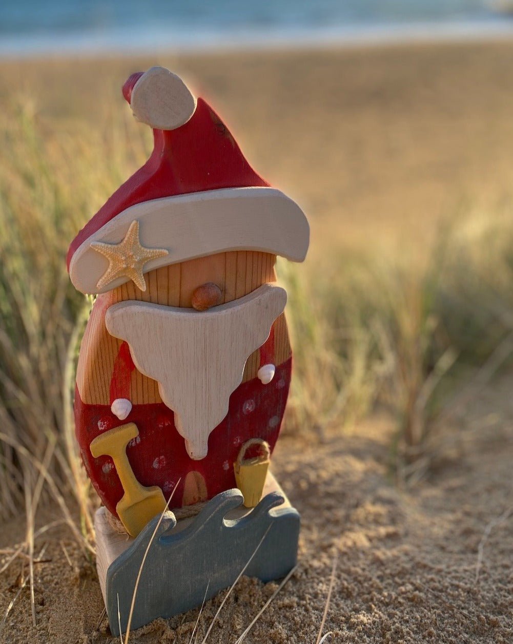 Driftcraft Christmas - Santa with Bucket and Spade - Drift Craft by Jo