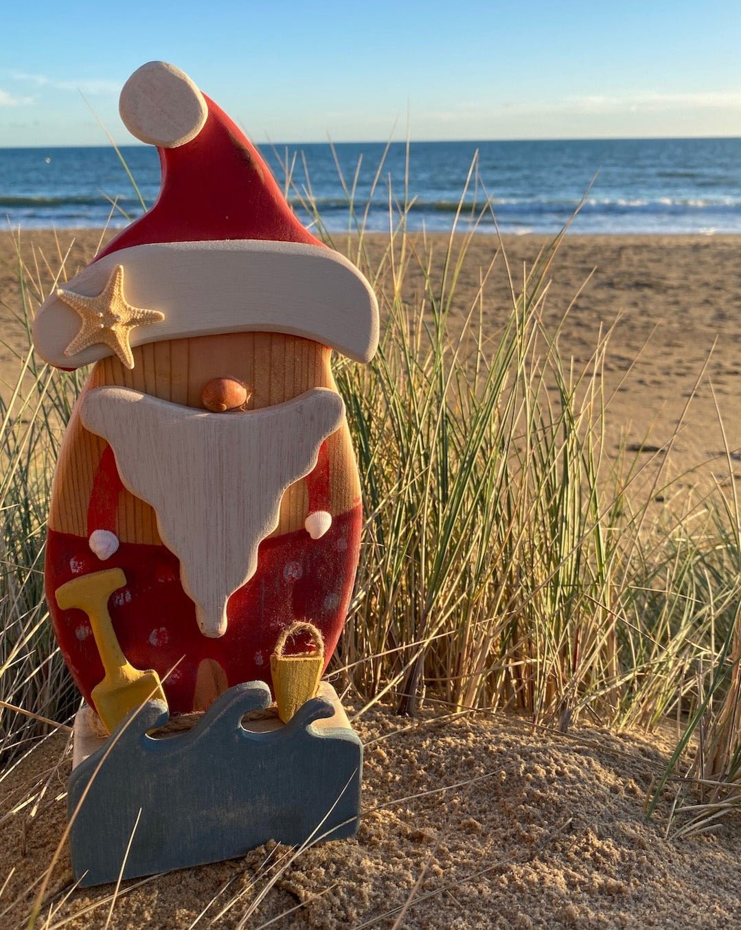 Driftcraft Christmas - Santa with Bucket and Spade - Drift Craft by Jo