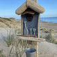 Driftwood Beach Hut Bottle Opener with Bucket - Blue Prosecco - Drift Craft by Jo