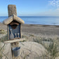 Driftwood Beach Hut Bottle Opener with Bucket - Blue Prosecco - Drift Craft by Jo
