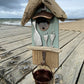 Driftwood Beach Hut Bottle Opener with bucket - Teal Prosecco - Drift Craft by Jo