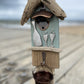 Driftwood Beach Hut Bottle Opener with bucket - Teal Prosecco - Drift Craft by Jo