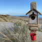 Driftwood Beach Hut Bottle Opener with Red Bucket - Drift Craft by Jo