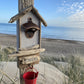 Driftwood Beach Hut Bottle Opener with Red Bucket - Drift Craft by Jo