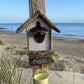 Driftwood Beach Hut Bottle Opener with Yellow Bucket - Drift Craft by Jo