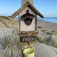 Driftwood Beach Hut Bottle Opener with Yellow Bucket - Drift Craft by Jo