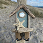 Driftwood Beach Hut Hooks with Starfish - Aqua - Drift Craft by Jo