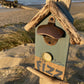 Driftwood beach hut magnetic bottle opener - fizz green - Drift Craft by Jo