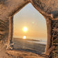 Driftwood Beach Hut Mirror with Lights - Drift Craft by Jo