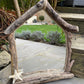 Driftwood Beach Hut Mirror with Lights - Drift Craft by Jo