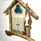 Driftwood Beach Hut with Key Hooks & Fishing Rod - Green - Drift Craft by Jo