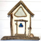 Driftwood Beach Hut with Lights Large - White - Drift Craft by Jo