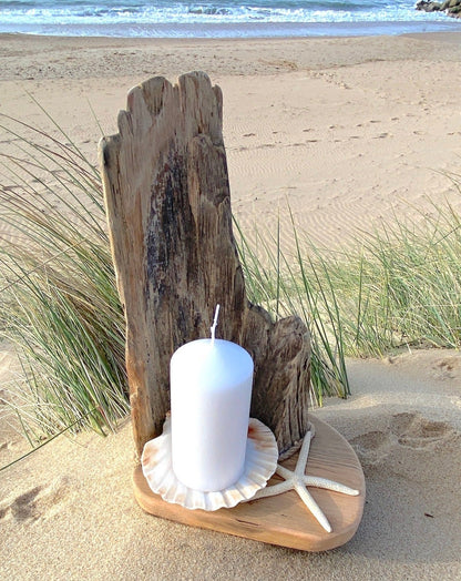 Driftwood Candle Holder - Drift Craft by Jo