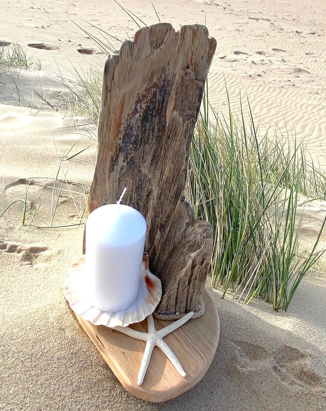Driftwood Candle Holder - Drift Craft by Jo