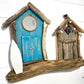 Driftwood Double Beach Hut Surf Shack - Blue / Grey - Drift Craft by Jo