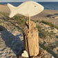 Driftwood Fish Home Decor with Heart - Large - Drift Craft by Jo