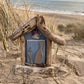 Driftwood Mini Beach Hut Key Hooks - Prosecco Shell - Drift Craft by Jo