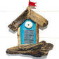 Driftwood Mini Beach Hut - Turquoise - Drift Craft by Jo