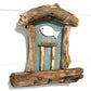 Driftwood Mini Beach Hut with Key Hooks - Drift Craft by Jo