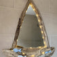 Driftwood Mirror - Sail Boat with Led Lights, Fish and Red Flag - Drift Craft by Jo