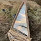 Driftwood Mirror - Sail Boat with Led Lights, Fish and Seagull - Drift Craft by Jo